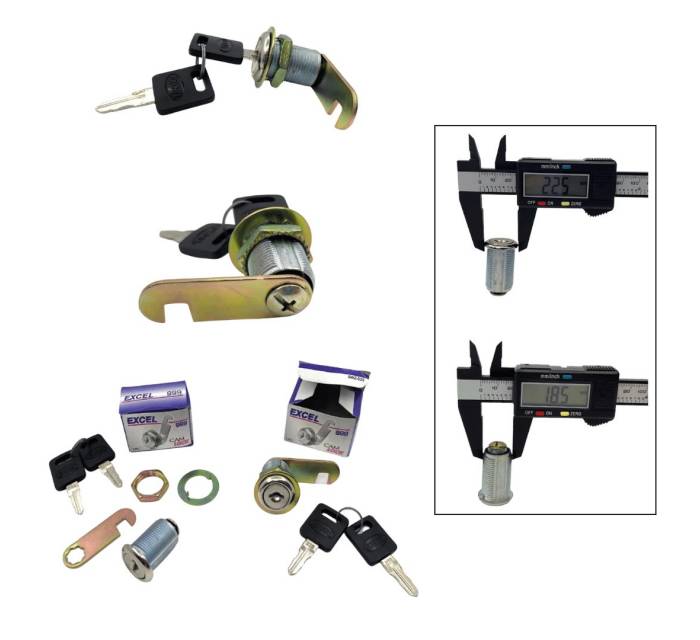 Cam Lock with 2 Keys