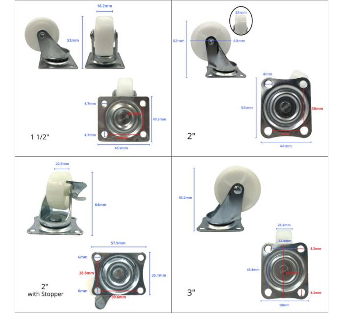 Nylon Caster Wheel