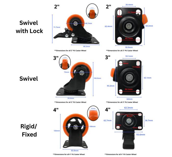 PU Caster Wheel