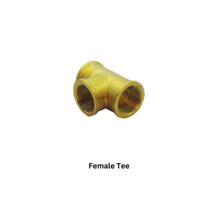 Brass Female Tee