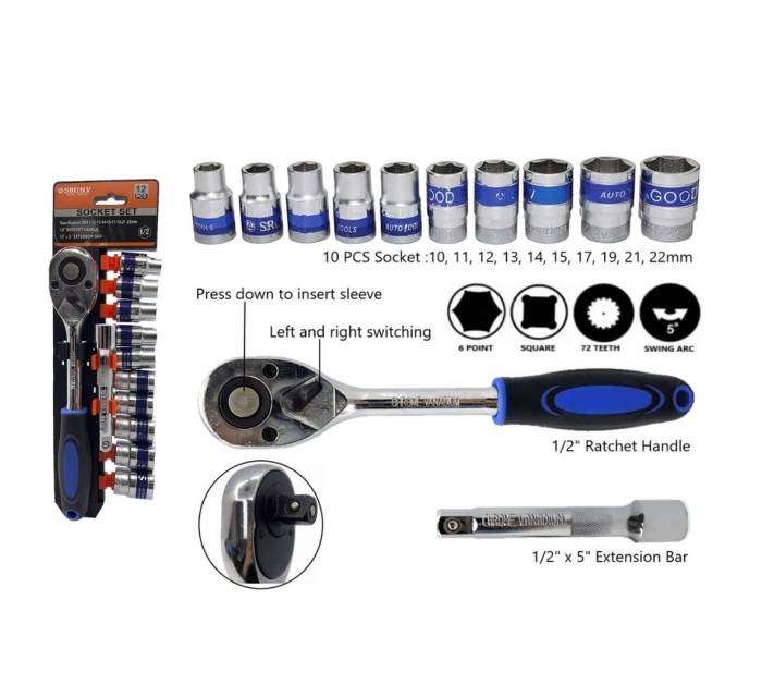 12PCS Socket Set