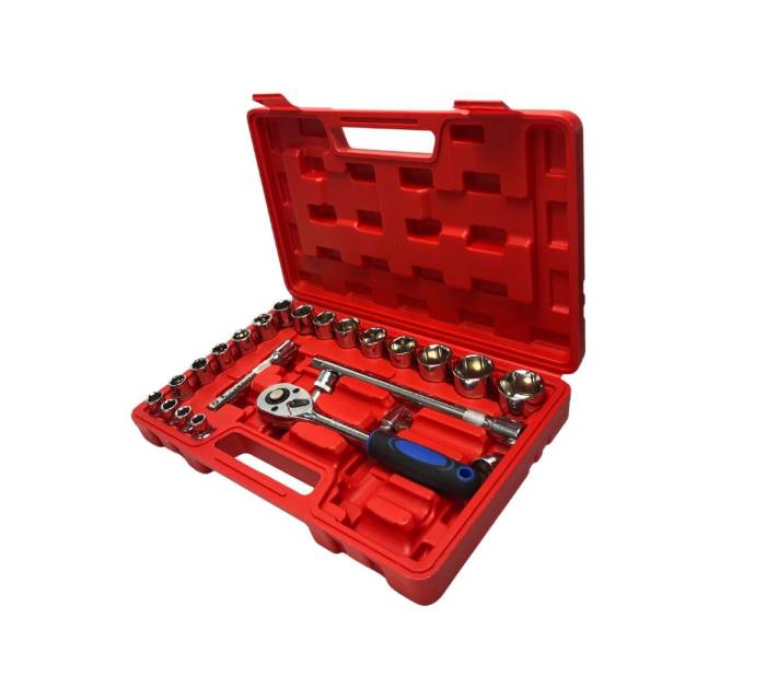 25pcs 1/2"  Socket Set | Super Action