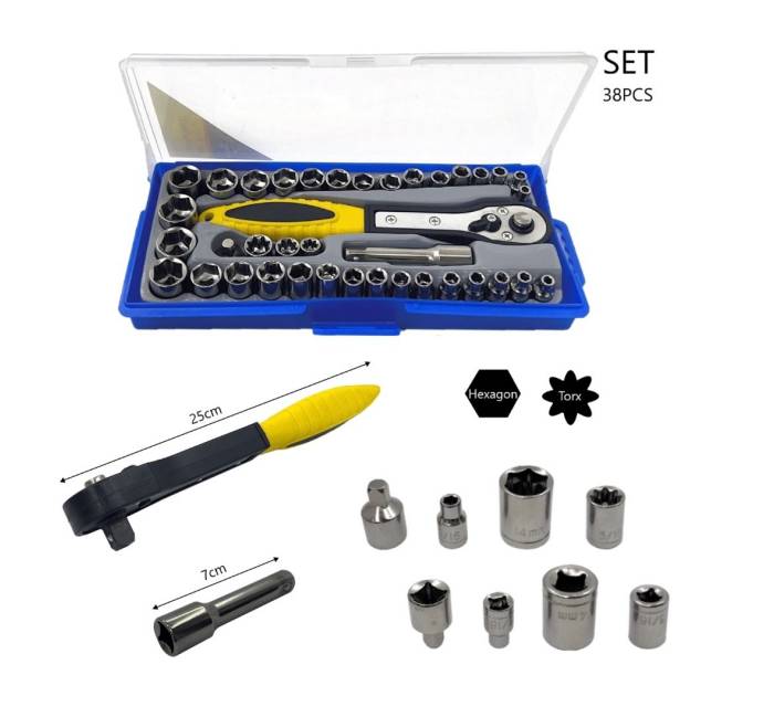 38PCS Socket Set RTH-38A