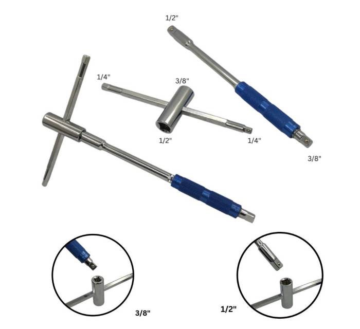 4-Ways T-Handles