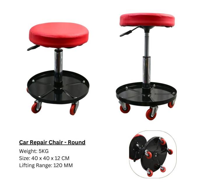 Car Repair Chair - Round