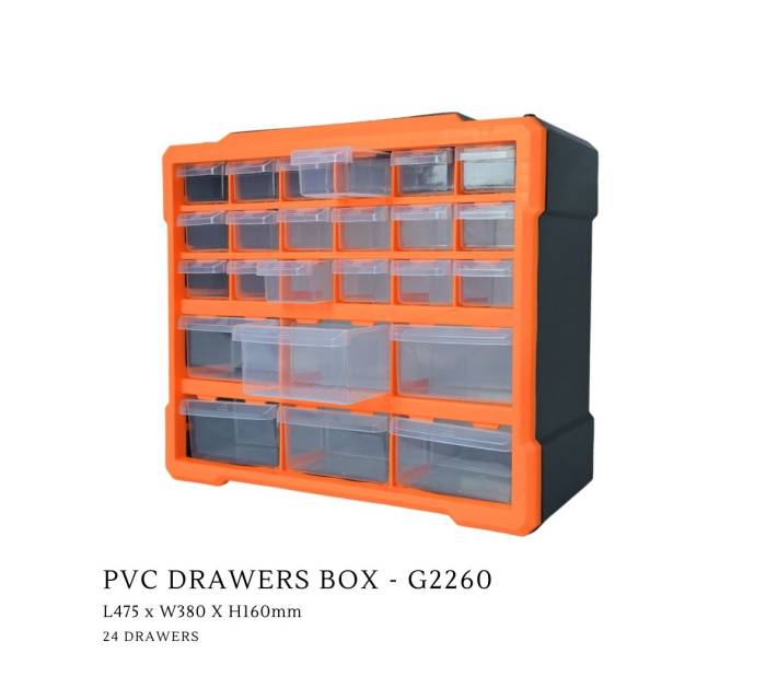 PVC Drawer Box 24-PC (MIX) - G2260