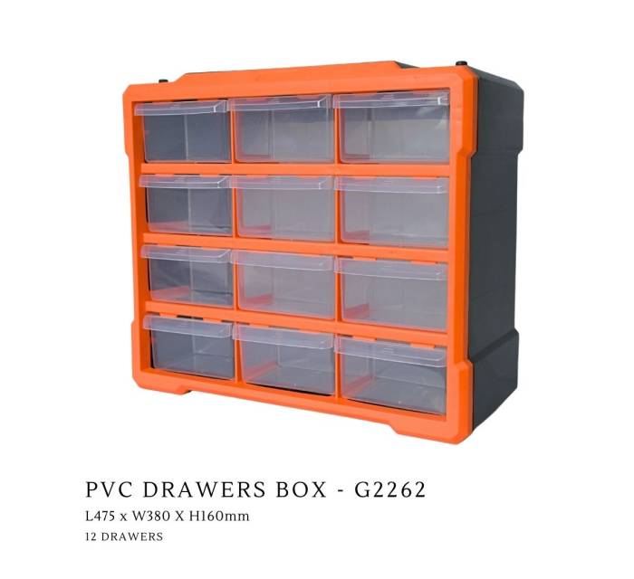 PVC DRAWER BOX 12-PC (L) - G2262