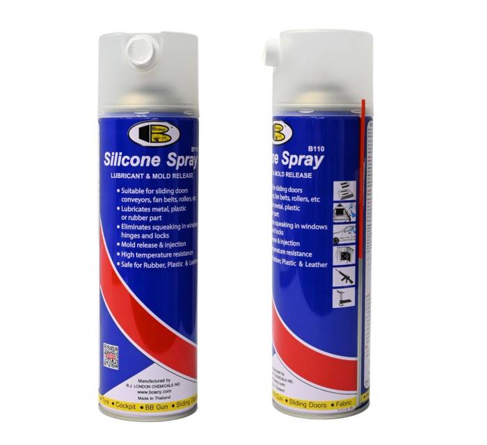 BOSNY SILICONE SPRAY-LUBRICANT & MOLD RELEASE/500CC