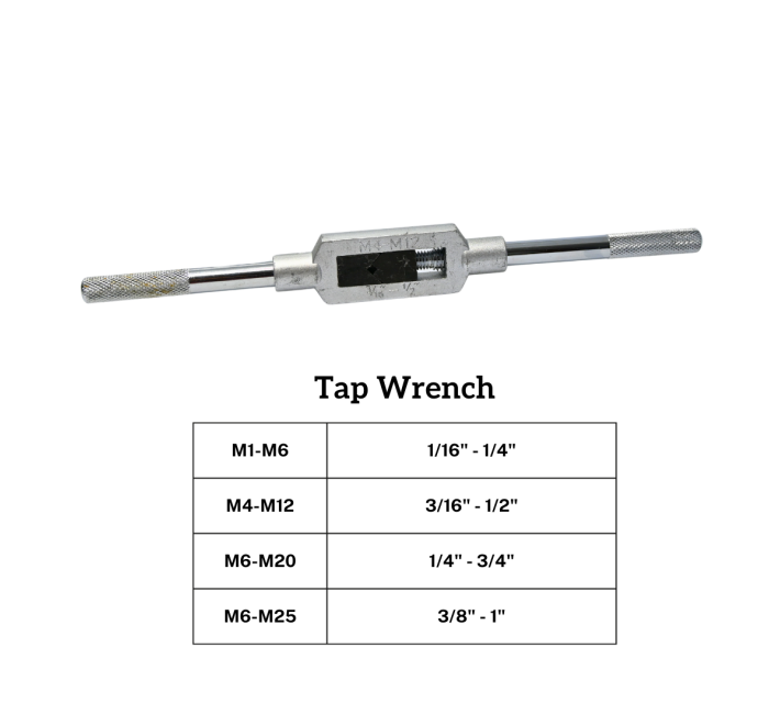 Adj. Tap Wrench Handle