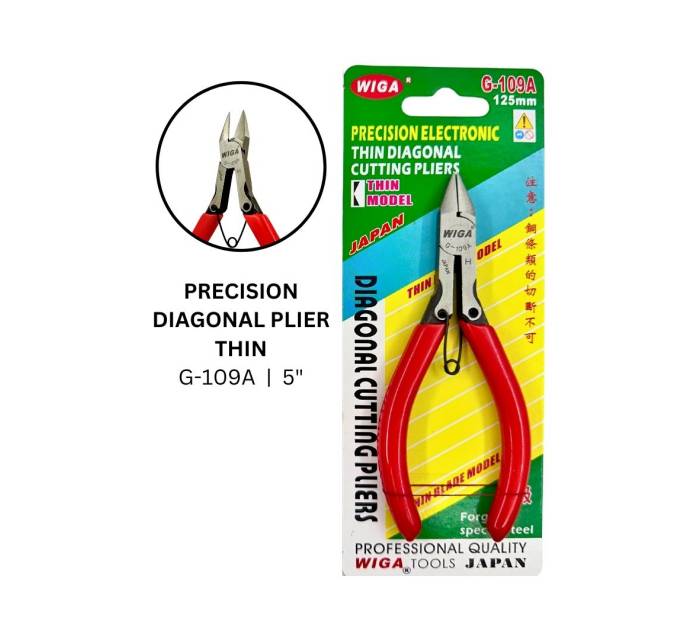Precision Diagonal Plier - Thin G-109A  | WIGA