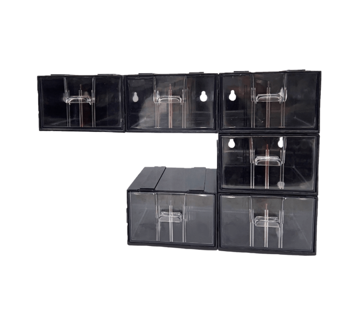 Black Drawer Container