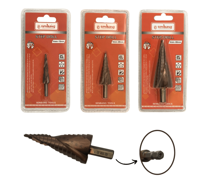 Cobalt Step Drill -M35