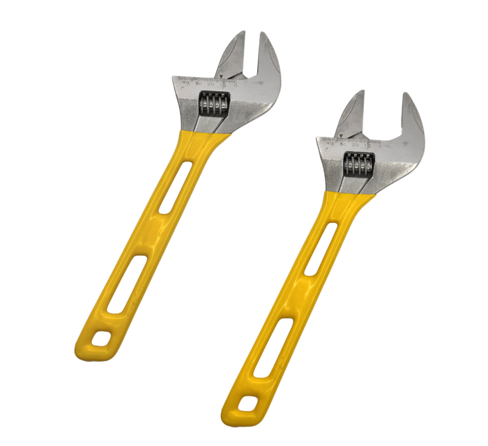 Adjustable Spanner - Wide Jaw